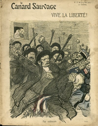 Illustrazione di Steinlen (1859-1923) per la copertina di L