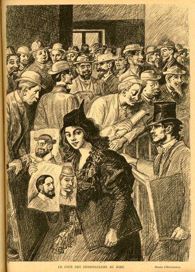 Illustrazione di Heidbrinck in Le Rire da Théophile Alexandre Steinlen