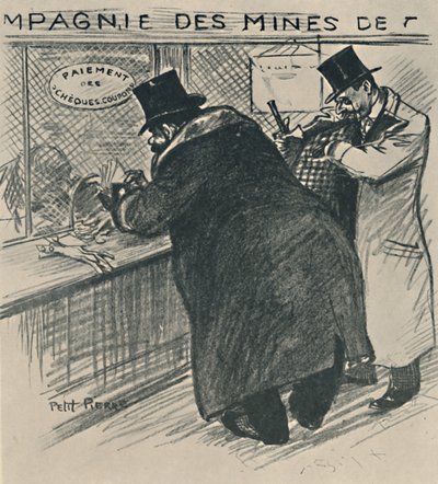 La Maggioranza Opportunista, 1919 da Théophile Alexandre Steinlen