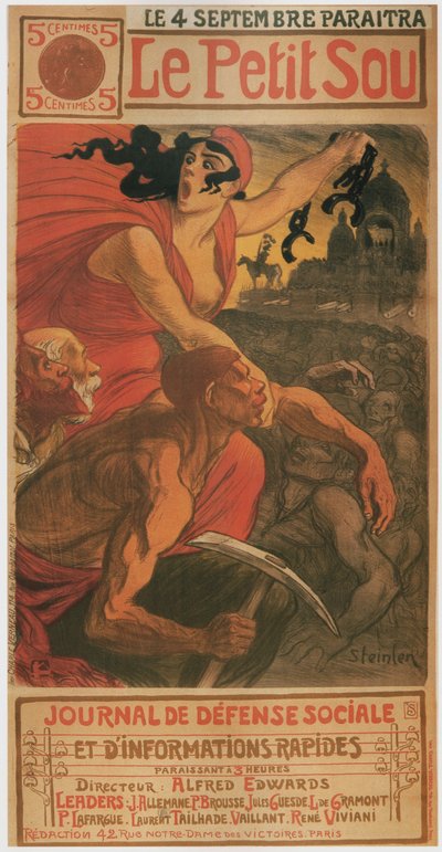 Le petite sou da Théophile Alexandre Steinlen