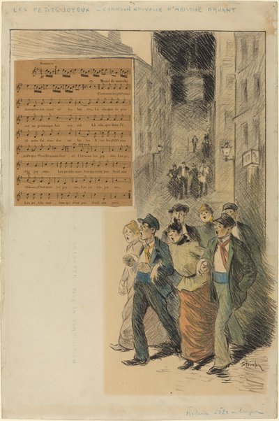 I piccoli gioiosi da Théophile Alexandre Steinlen