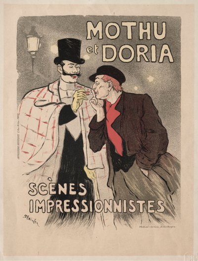 Mothu e Doria - scene impressioniste da Théophile Alexandre Steinlen