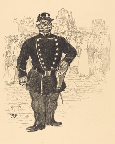 Pace nelle strade da Théophile Alexandre Steinlen