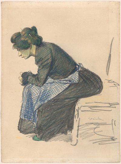 Studio di una Donna da Théophile Alexandre Steinlen