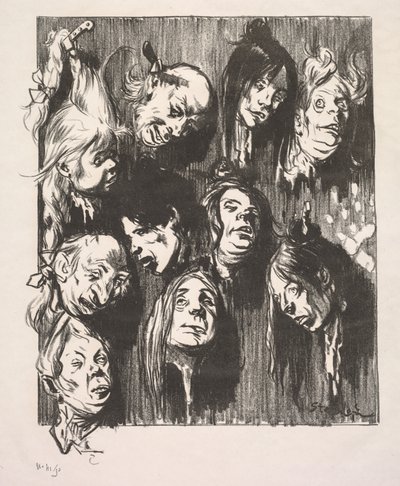 Dieci assassinii per un penny da Théophile Alexandre Steinlen