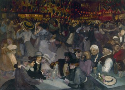 Il ballo del 14 luglio da Théophile Alexandre Steinlen