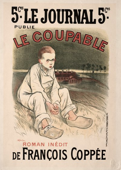 Il colpevole, 1896 da Théophile Alexandre Steinlen