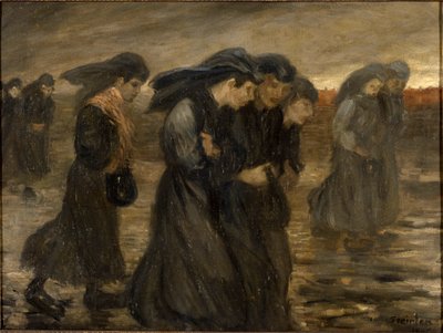 Il ritorno delle operaie da Théophile Alexandre Steinlen