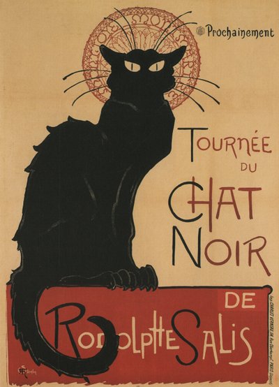 Tournee du Chat Noir, 1896 da Théophile Alexandre Steinlen