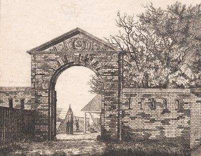 Porta della fortezza a Rysensten da Thorald Læssøe