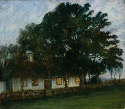 Kveldstemning da Thorolf Holmboe