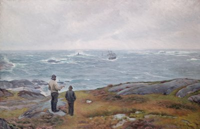 Lyngør da Thorolf Holmboe