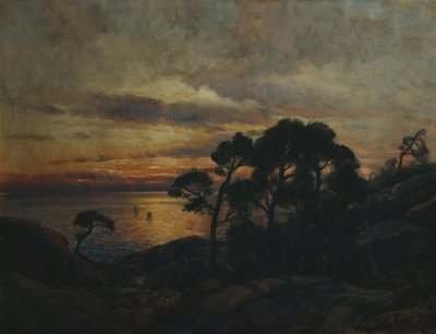 Pino al tramonto da Thorolf Holmboe