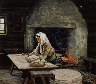 Cottura del pane azzimo da Thorvald Torgersen