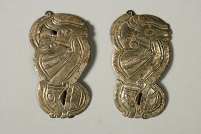 Placche per finimenti di cavallo, fine IV-inizio III secolo a.C. (argento) da Thracian