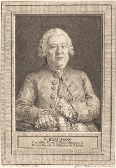 N. Beaujeon da Thérèse Éléonore Lingée after Charles Nicolas Cochin II