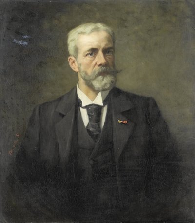 Frederik Daniël Otto Obreen (1840-96). Direttore generale del Rijksmuseum, Amsterdam da Thérèse Schwartze