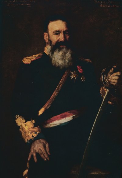 Generale Piet Joubert, Comandante in Capo della Repubblica Sudafricana Olandese, 1890 da Thérèse Schwartze