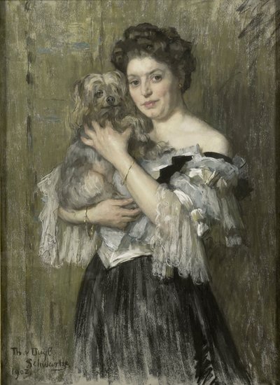 Maria Catharina Josephine Jordan (1866-1948). Moglie del pittore George Hendrik Breitner da Thérèse Schwartze