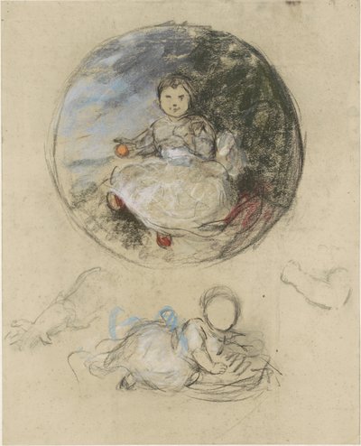 Due studi della principessa Juliana da Thérèse Schwartze