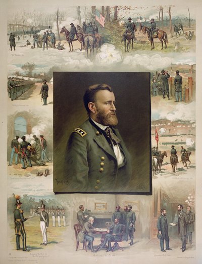 Grant da West Point ad Appomattox da Thure de (after) Thulstrup