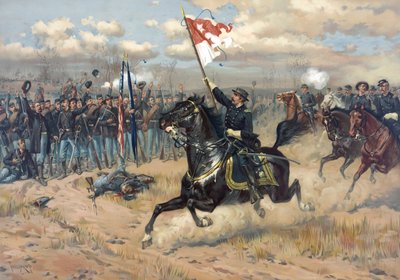 La cavalcata di Sheridan da Thure de Thulstrup