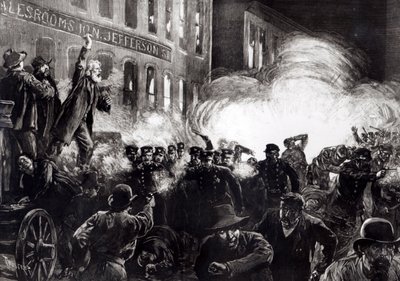 La rivolta anarchica a Chicago: una bomba esplosiva tra la polizia, da 