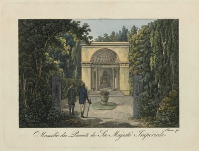 Monumento ai genitori nel Parco di Pavlovsk, 1810s da Thurner
