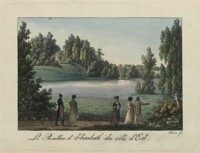 Il padiglione di Elisabetta nel parco di Pavlovsk da Thurner