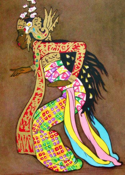 Danzatrice balinese classica da Thyra Kleen