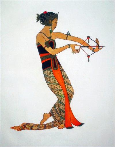 Danzatrice giavanese classica da Thyra Kleen