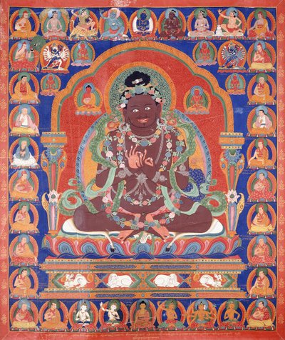 Un Thang-Ka che raffigura il Mahasiddha Bir Va Pa, c. 1600 da Tibetan School
