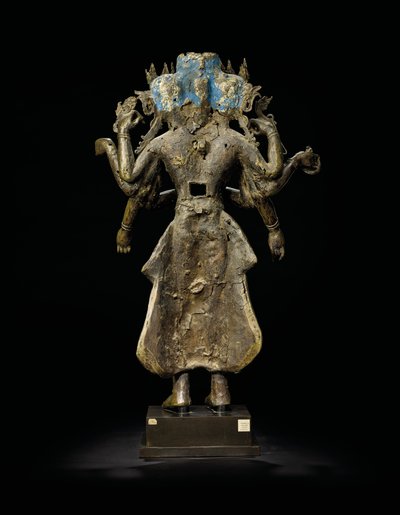 Statua di Ekadashalokeshvara da Tibetan School