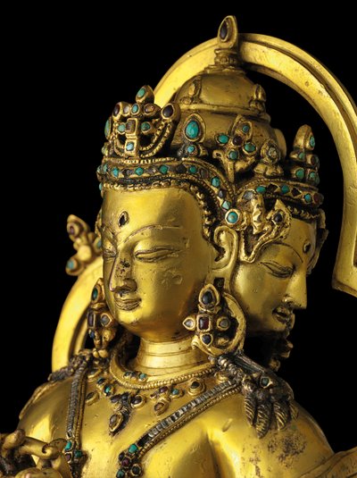 Figura di Vairochana, Densatil da Tibetan School