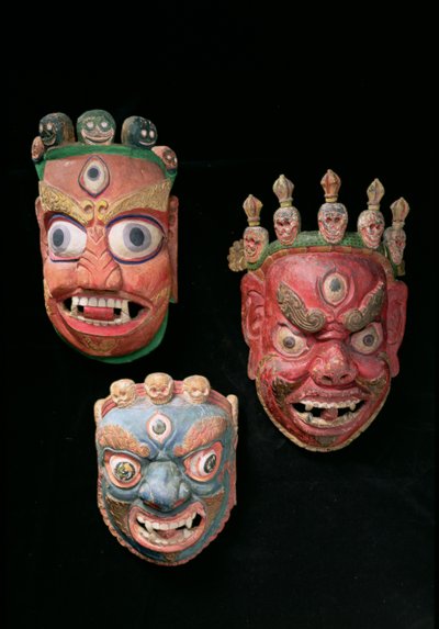 Maschere da Tibetan School