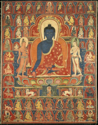 Stendardo dipinto da Tibetan School