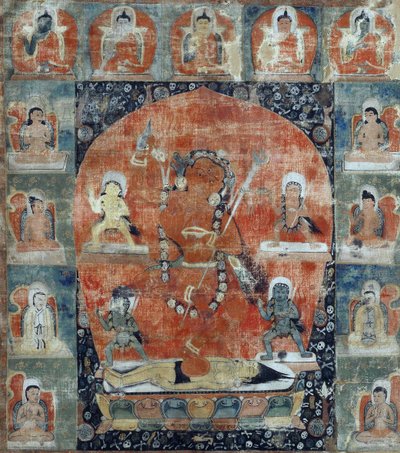 Cultura tibetana: Samvara Mandala (dettaglio) da Tibetan School