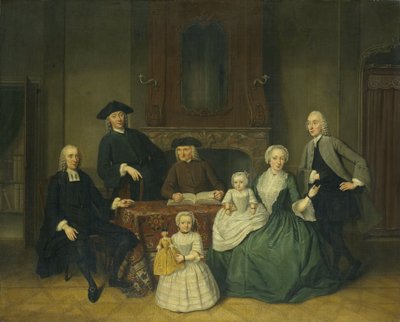 Ritratto della famiglia Brak, mennoniti di Amsterdam da Tibout Regters