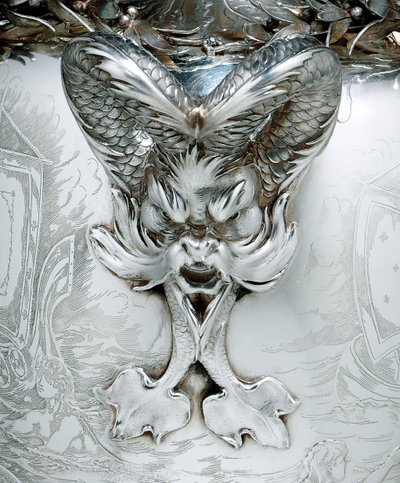 Dettaglio di un trofeo di yachting da Tiffany and Company