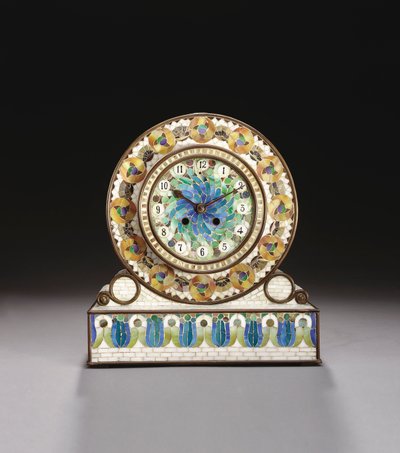 Orologio da camino in mosaico Favrile da Tiffany and Company
