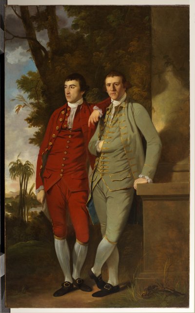 Ritratto di Charles e del Capitano John Sealy da Tilly Kettle