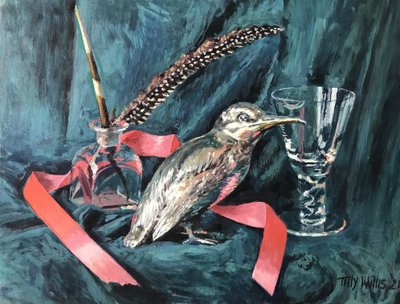 Natura morta con uccello d