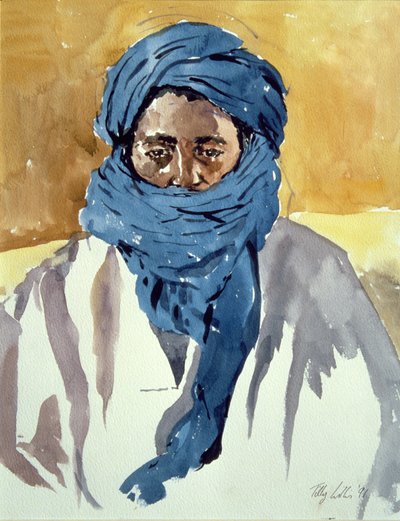 Tuareg Tribesman, Timbuctoo, 1991 da Tilly Willis
