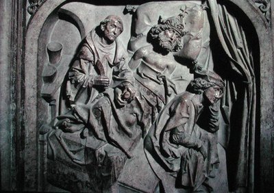 Tomba di Enrico II (973-1024) e sua moglie Cunegonda, (dettaglio) da Tilman Riemenschneider