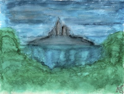 Il castello di Dark Island da Tim Hoinkis