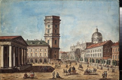 Veduta della Prospettiva Nevsky a San Pietroburgo da Timofei Alexeyevich Vasilyev