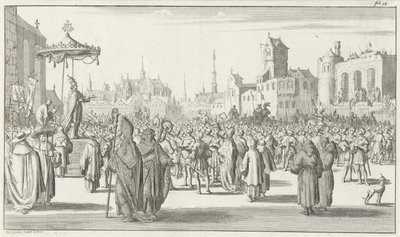 Papa Urbano II predica la Prima Crociata, 1683 da Timotheus Ten Hoorn