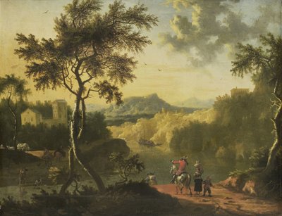 Paesaggio italiano da Timotheus de Graef (attributed to)