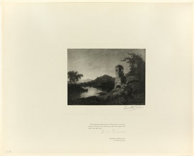 La villa di Cicerone, da Old English Masters da Timothy Cole