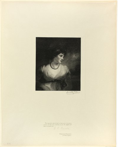 Contessa di Oxford, da Old English Masters da Timothy Cole